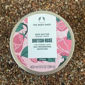 The Body Shop British Rose Body Butter 400ml 13.5 oz Brand New